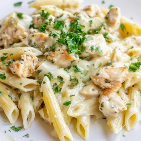 Chicken Alfredo Bake