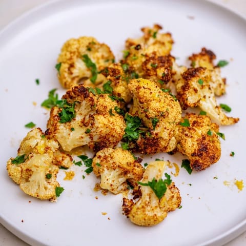 Roasted Cauliflower Florets Spiced