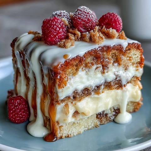Vibrant spring birthday sheet cake with lemon curd filling, topped with whipped cream and fresh berries for a festive dessert.
