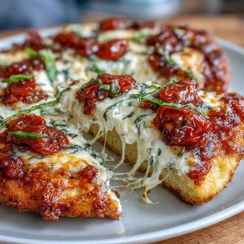 Cottage Cheese Flatbread Pizza