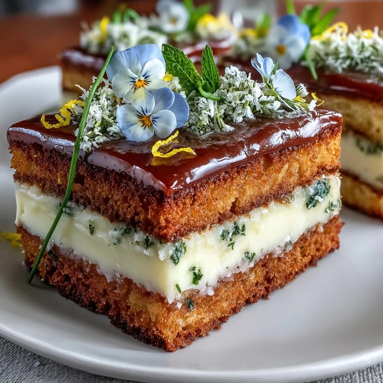 Elegant naked cake featuring bright lemon curd, airy whipped cream, and a stunning garnish of fresh edible flowers, perfect for spring celebrations.