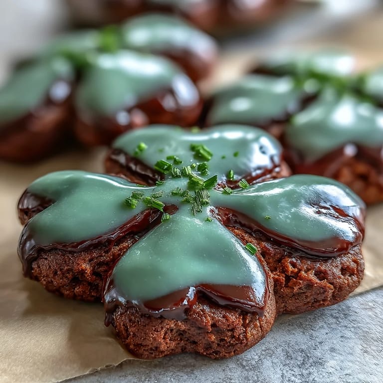 St. Patricks Day Shamrock Sugar Cookies with Green Royal Icing - Buttery Shamrock-Shaped Sugar Cookies Covered in Smooth Green Royal Icing Perfect for St. Patricks Day Dessert Tables