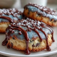 Pure Vanilla Cookie Run Kingdom sugar cookies with glossy royal icing, decorated in blue, white, and gold for a magical theme.